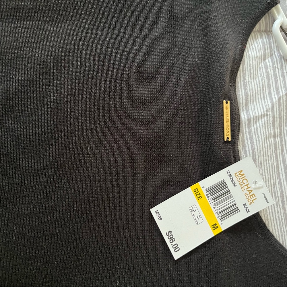 Michael Kors Black Knit Top